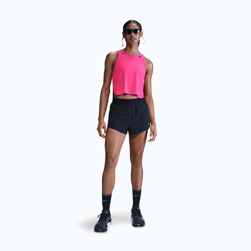 Дамска тениска за бягане Nike AeroSwift hyper pink/black 2