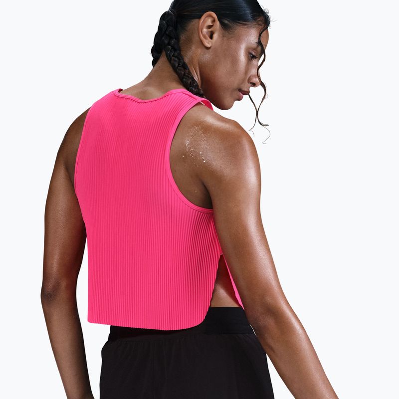 Дамска тениска за бягане Nike AeroSwift hyper pink/black 5