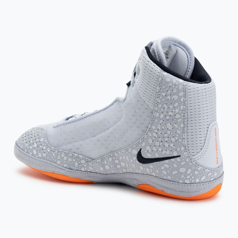 Обувки за борба Nike Inflict 4 SE сиво/тъмно обсидиан/небесно сиво/титанум 3