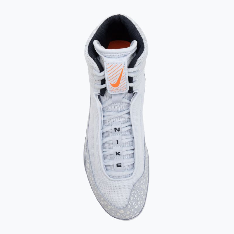 Nike Inflict 4 SE футболна обувка за борба сиво/тъмно обсидиан/небесно сиво/титанум 5