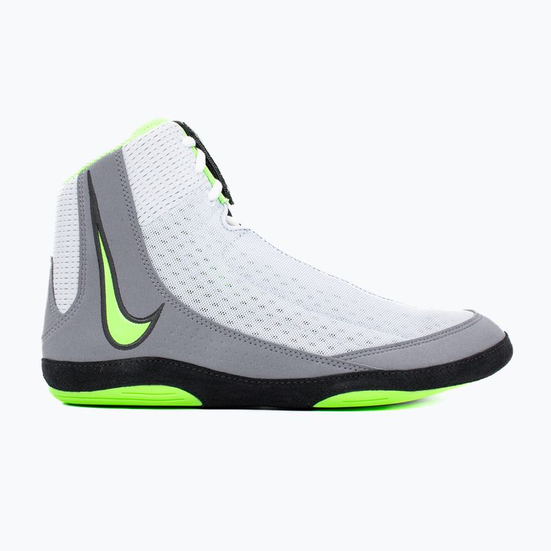 Nike Inflict 4 футболни обувки за борба сиво/лимонена боя/антрацит/бяло