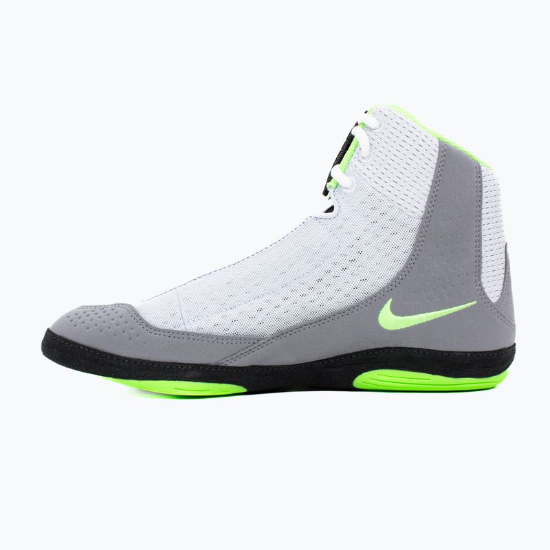 Nike Inflict 4 футболни обувки за борба сиво/лимонена боя/антрацит/бяло 2