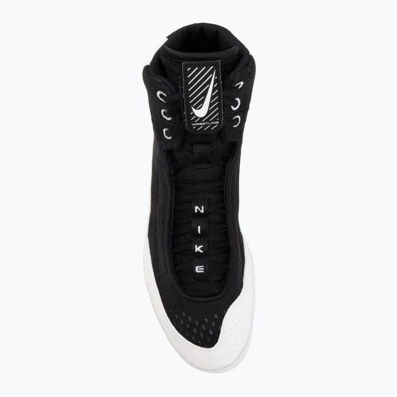 Обувки за борба Nike Inflict 4 черно/бяло/вълче сиво 5
