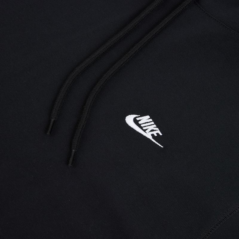 Мъжки суитшърт Nike Sportswear Club Knit Pullover Hoodie black/black/white 6