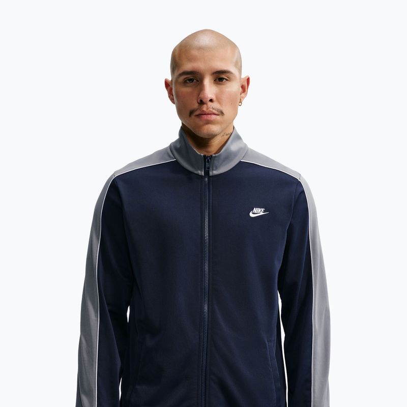 Мъжки анцуг Nike Sportswear Club obsidian/smoke grey/white/white 3