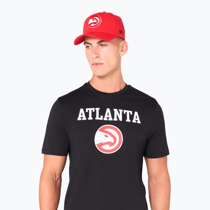 Мъжка тениска New Era NOS NBA Regular Atlanta Hawks black 3