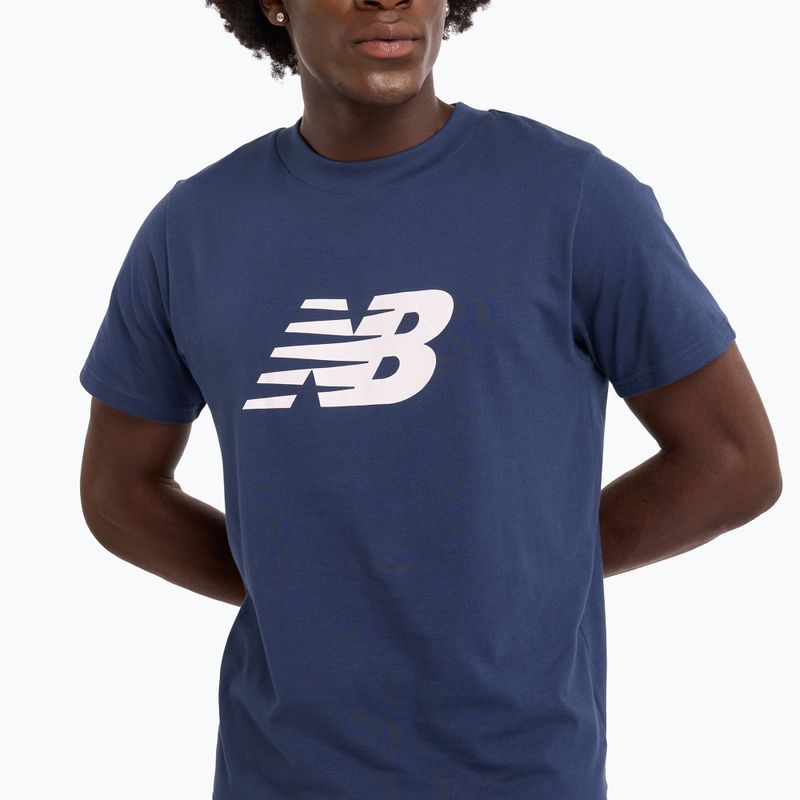 Мъжка тениска New Balance Graphic V Flying navy 4