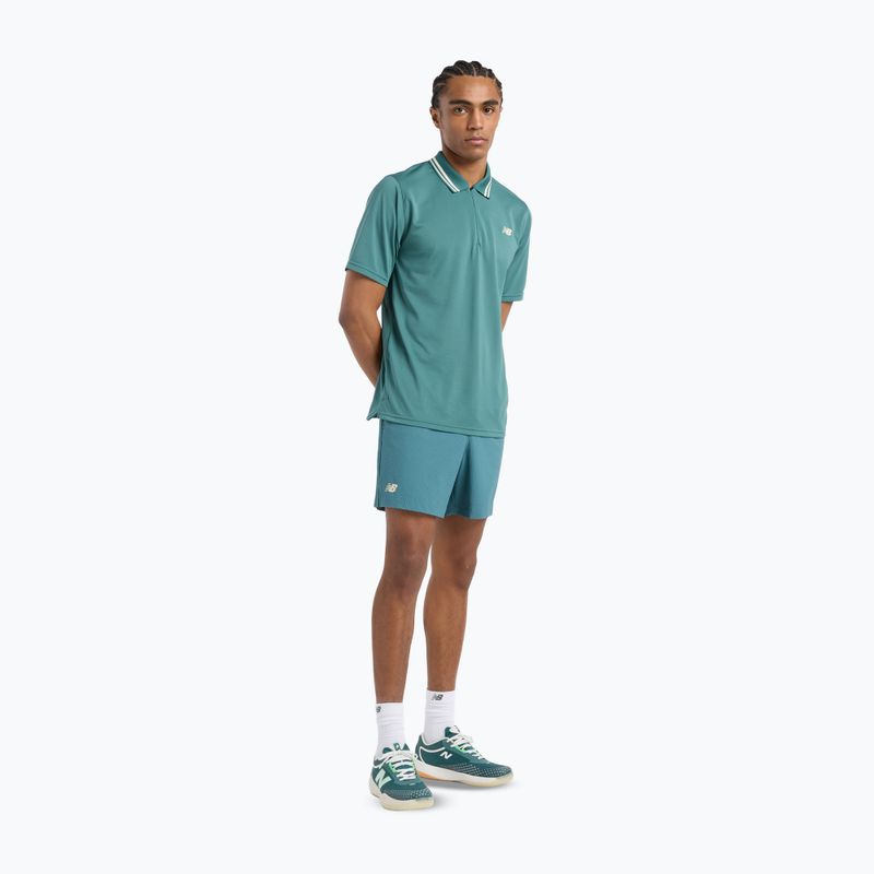 Мъжки New Balance Tournament Seersucker Short new spruc тенис шорти 2