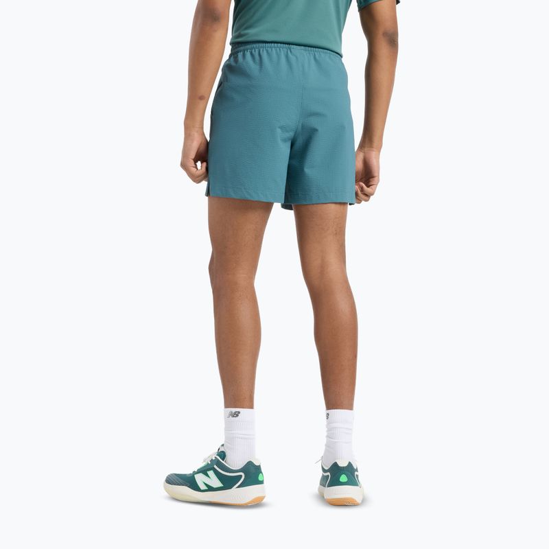 Мъжки New Balance Tournament Seersucker Short new spruc тенис шорти 3