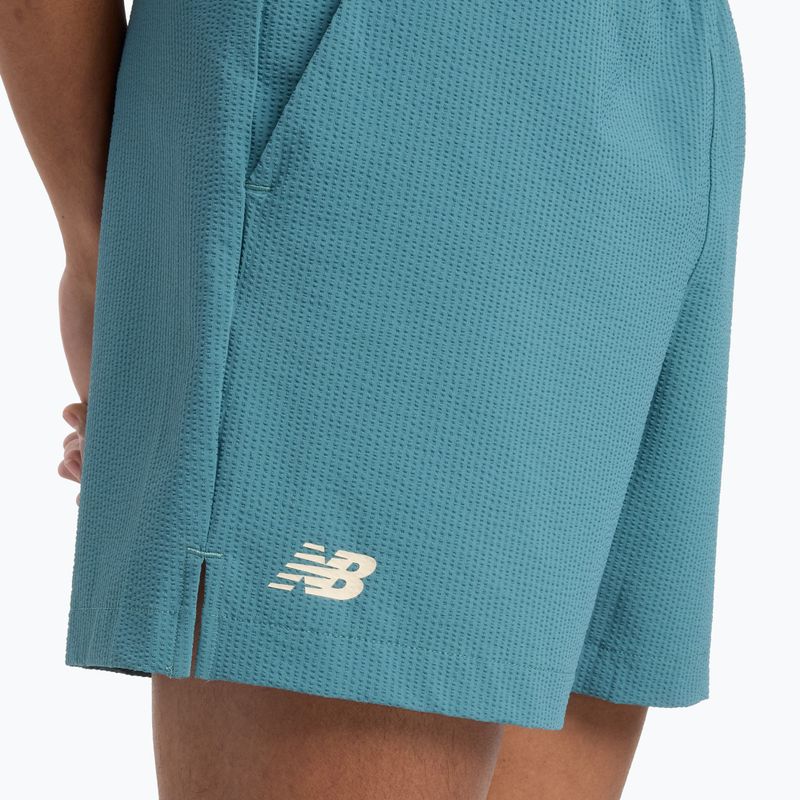 Мъжки New Balance Tournament Seersucker Short new spruc тенис шорти 7