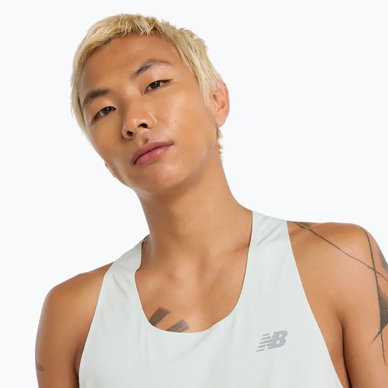 Мъжки топ за бягане New Balance Race Day Tank clayash 4