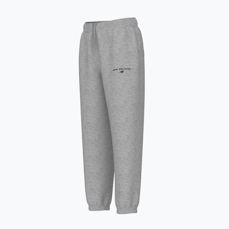 New Balance Reimagined Fleece Jogger ashheath панталони за жени 3