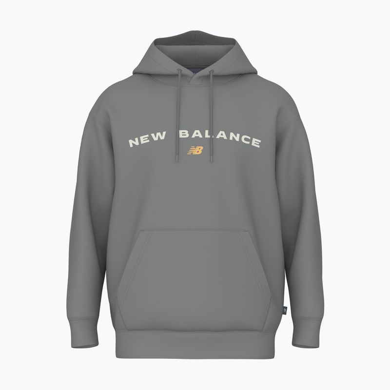 Мъжки New Balance Reimagine Fleece Hraphic Hoody slategrey суитшърт