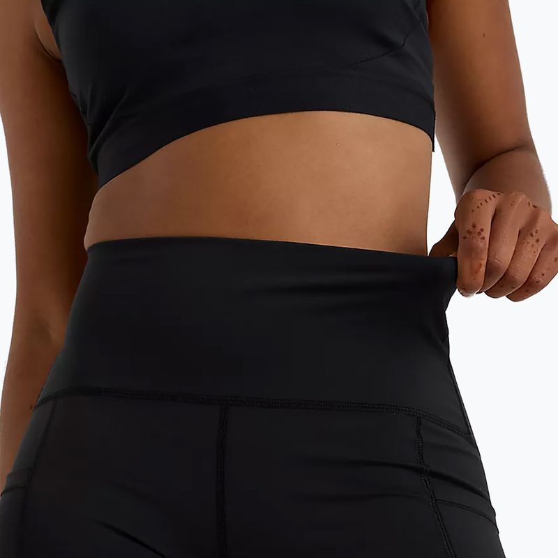 Дамски шорти за бягане New Balance Sleek Pocket High Rise black 6