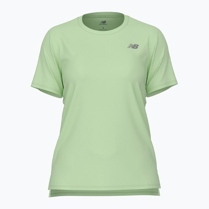 Дамска тениска за бягане New Balance Essentials SS melonwat
