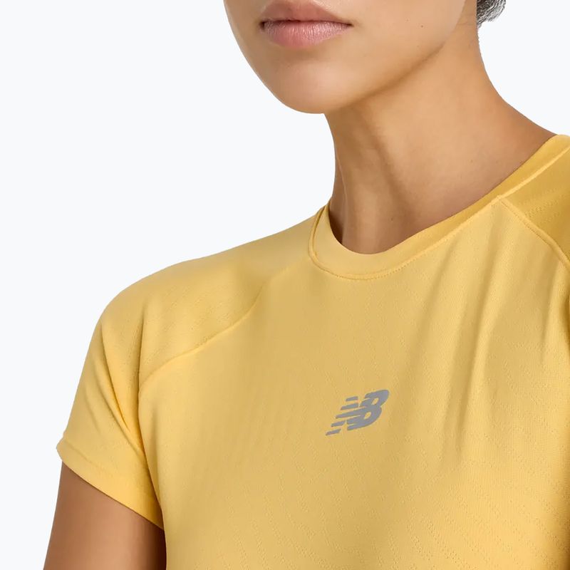 Дамска тениска New Balance Seasonal Jacquard clementine 4