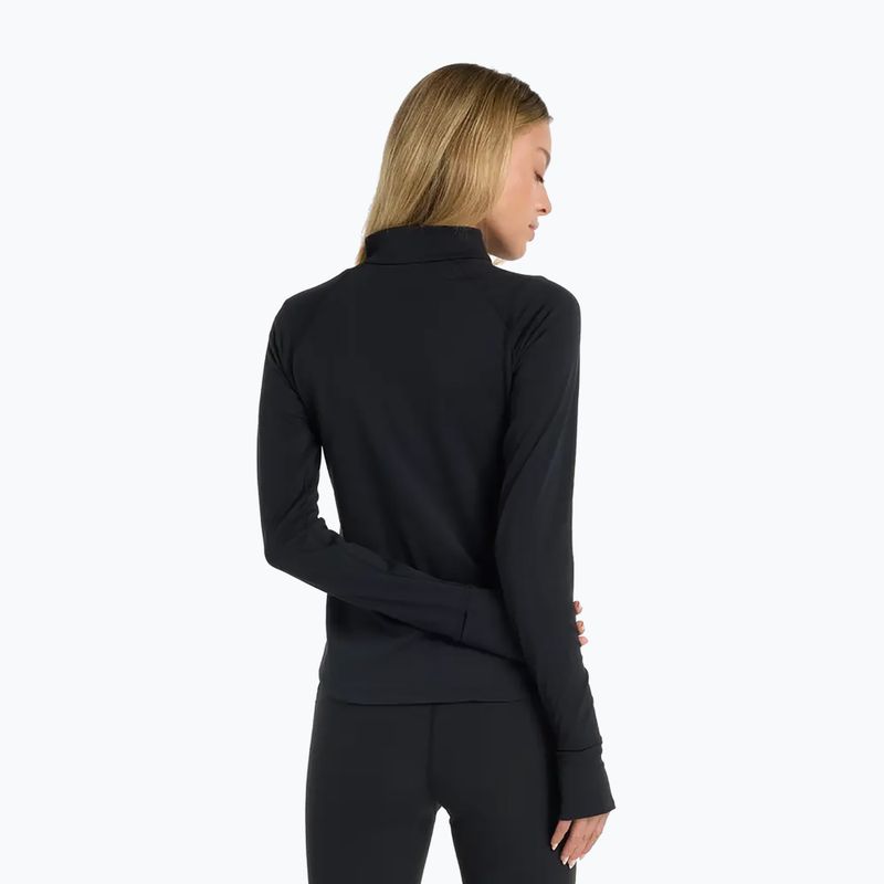 Дамски суитшърт за бягане New Balance Harmony Half Zip black 2