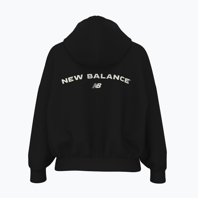 New Balance Reimagine Fleece Hoodie black за жени 2
