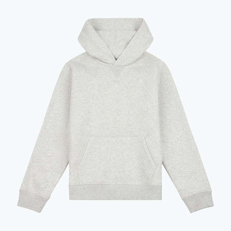 Детски суитшърт New Balance Brush Back Small Logo Hoodie ash heather 6