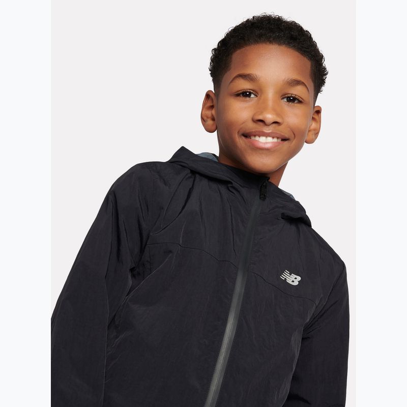 Детско яке New Balance Athletics Woven Mesh Lined nb caviar 5