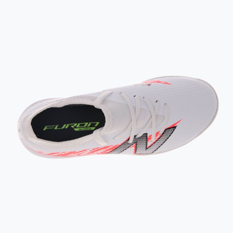 Детски футболни обувки New Balance Furon Team V8 Jr TF white 11