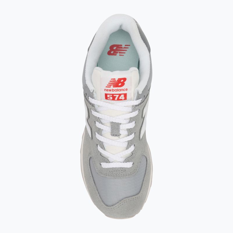 New Balance 574's V2 шистово сиви обувки 5