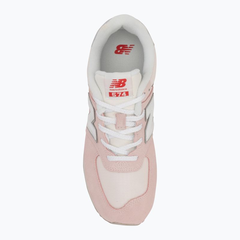 New Balance 574's V1 shell pink shoes 5