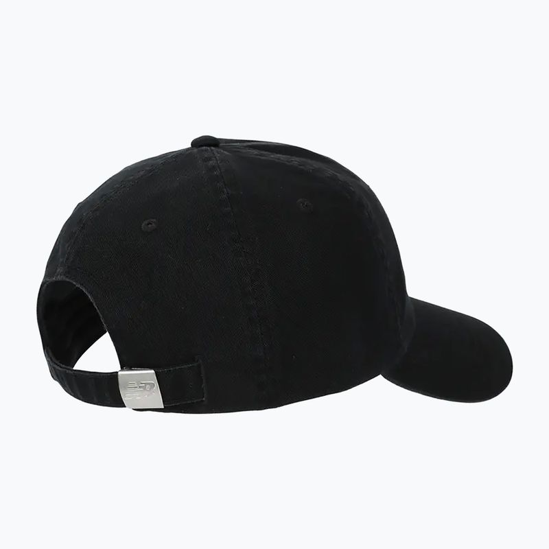 Жените New Balance 6 Panel Class черна бейзболна шапка 2