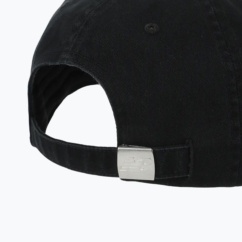 Жените New Balance 6 Panel Class черна бейзболна шапка 3