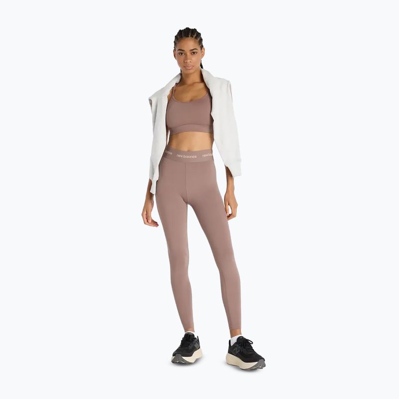 Спортен сутиен New Balance Essential Yoga training bra brown 2