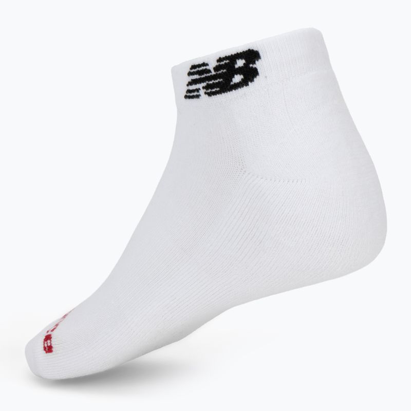 Чорапи New Balance Everyday Low Cut 6 чифта white/silver metallic 5