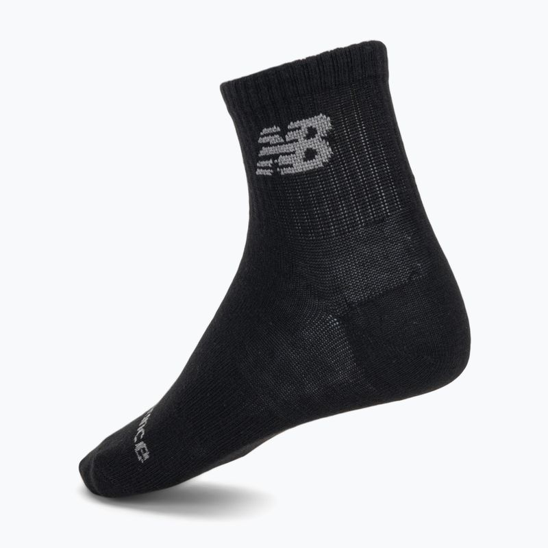 Чорапи New Balance Performance Basic Ankle 3 чифта black/white 2
