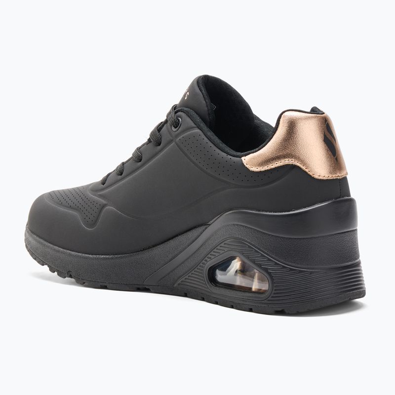 Дамски обувки SKECHERS Uno Wedge Hi Steps black/rose gold 3