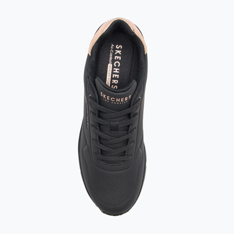 Дамски обувки SKECHERS Uno Wedge Hi Steps black/rose gold 5