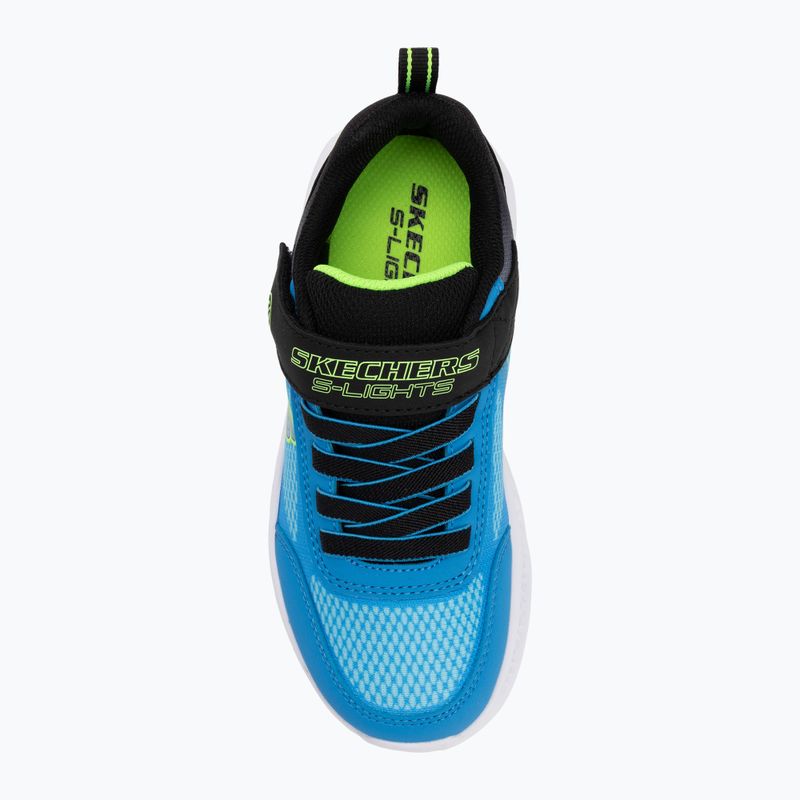 Детски обувки SKECHERS Meteor Lights black/blue 5