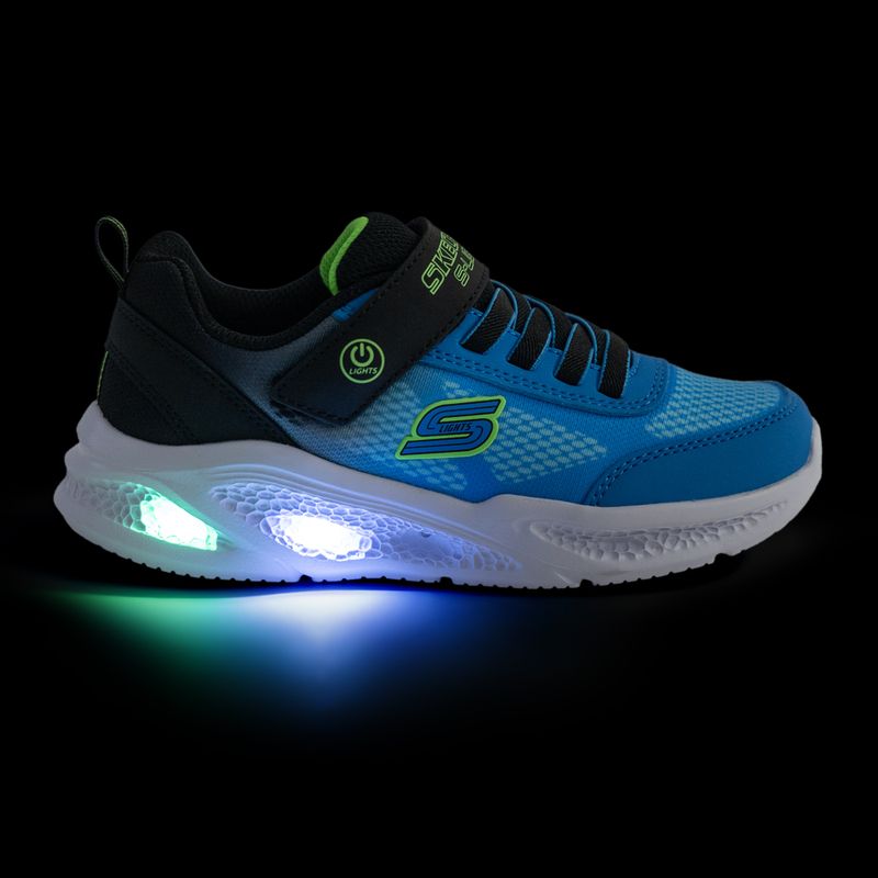 Детски обувки SKECHERS Meteor Lights black/blue 9