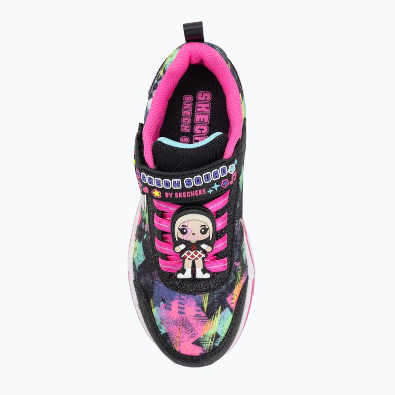 Детски обувки Skechers Snuggle Sneaks Skech Squad black/multi 5
