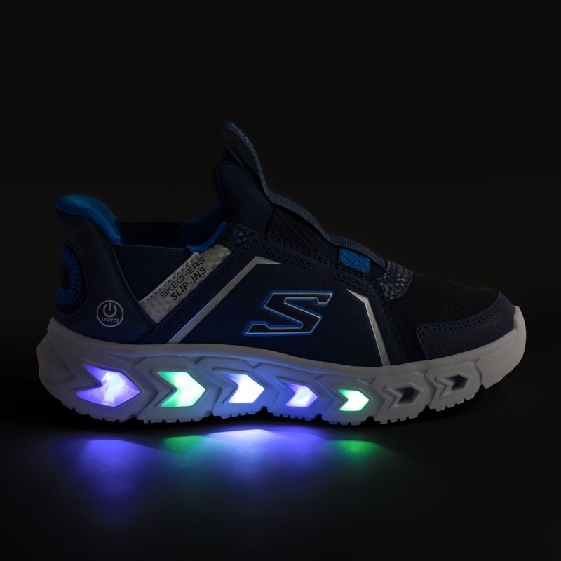 Детски обувки SKECHERS Slip-Ins Hypno-Flash 2.0 тъмносини/черни 8