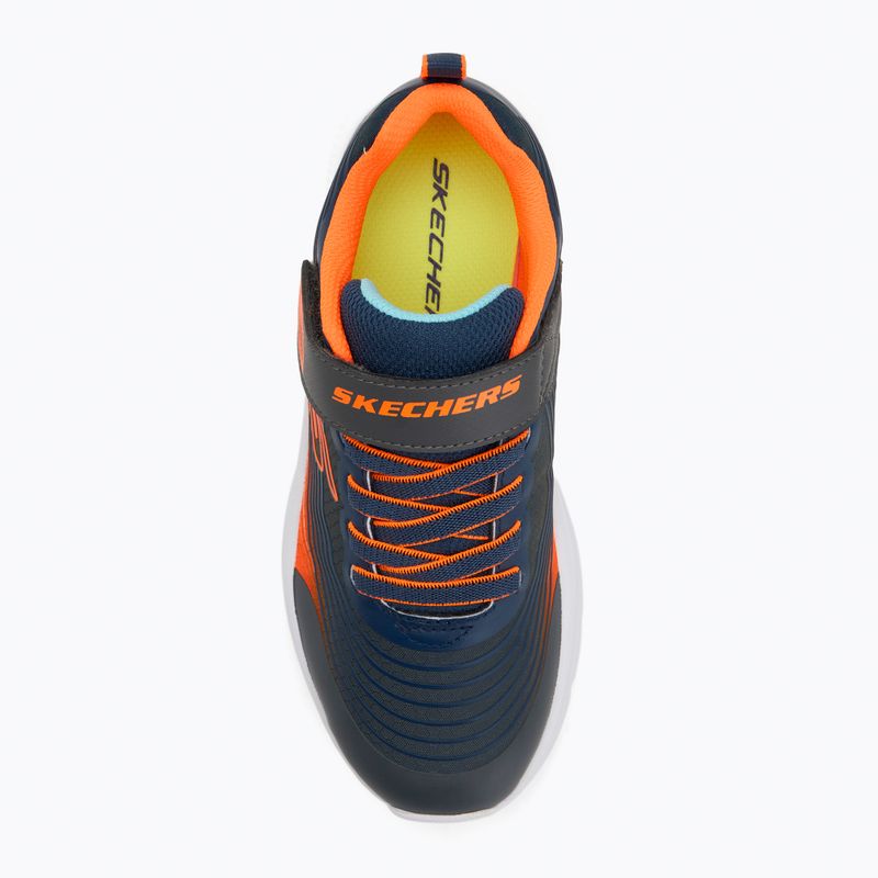 Детски обувки Skechers Microspec Advance navy/orange 5