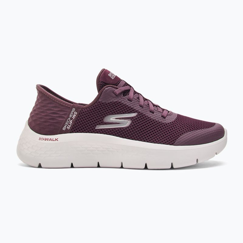 Дамски обувки SKECHERS Go Walk Flex Grand Entry burgundy 2