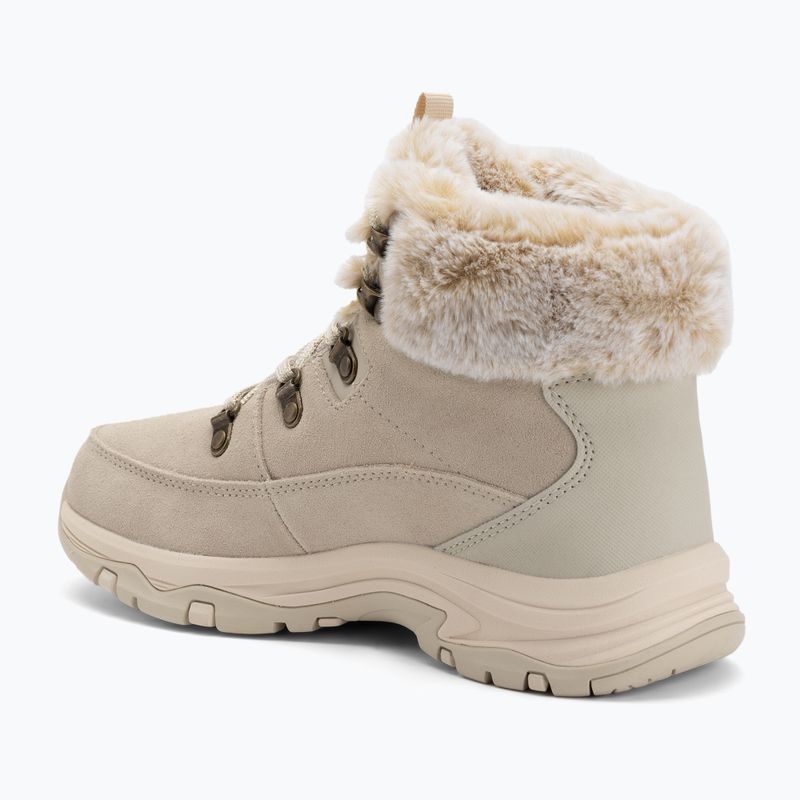 Дамски обувки Skechers Trego Snow Worries natural 3