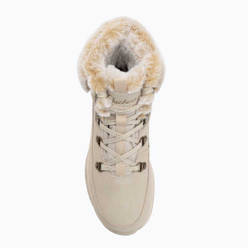 Дамски обувки Skechers Trego Snow Worries natural 5