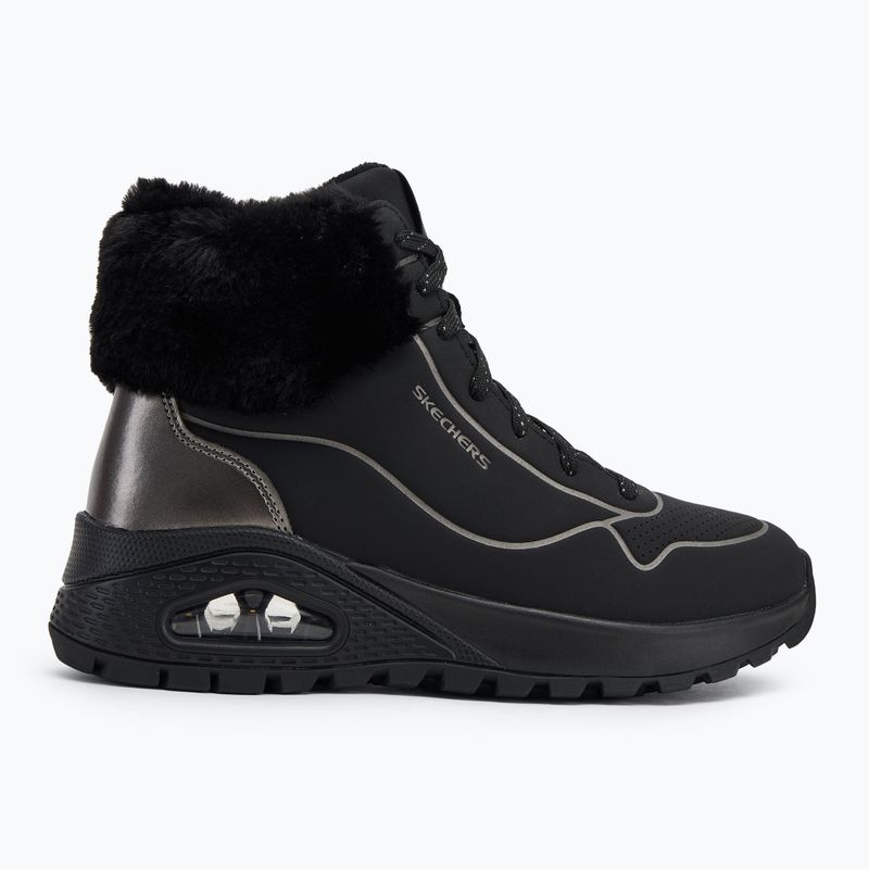 Дамски обувки SKECHERS Uno Rugged Fall Shimmer black/metallic 2