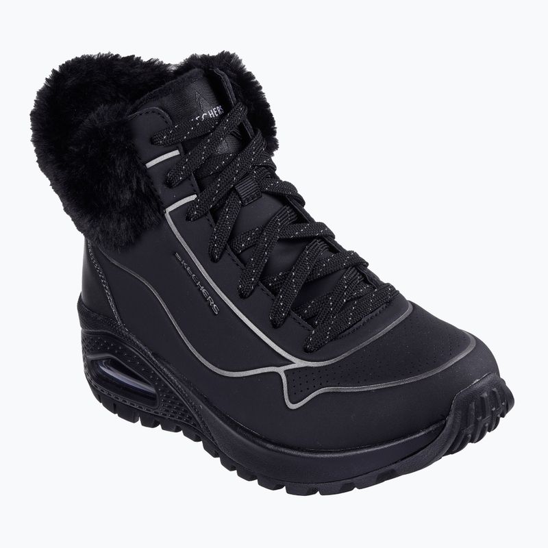 Дамски обувки SKECHERS Uno Rugged Fall Shimmer black/metallic 8