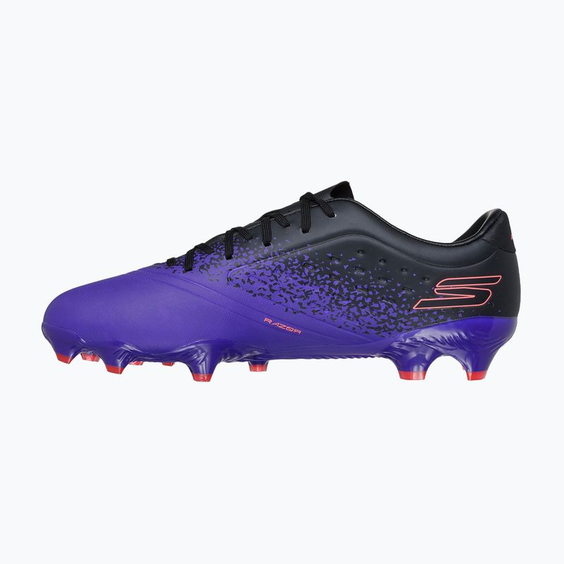 Мъжки футболни обувки Skechers Razor Academy Gold 1.5 FG purple 9