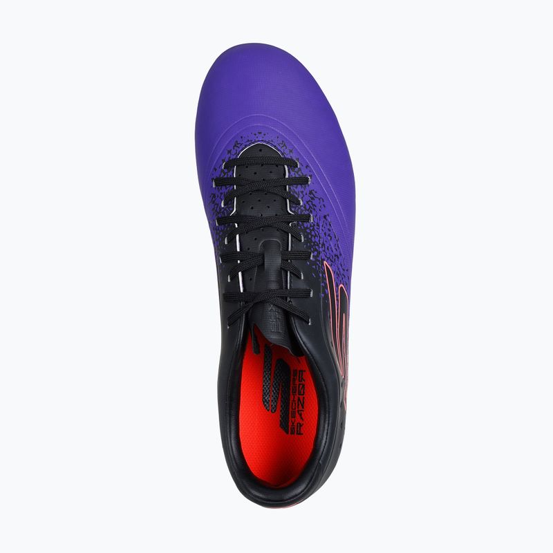 Мъжки футболни обувки Skechers Razor Academy Gold 1.5 FG purple 10