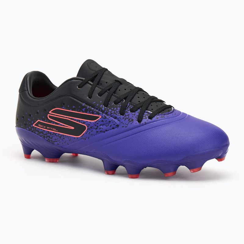 Мъжки футболни обувки Skechers Razor Academy Gold 1.5 FG purple