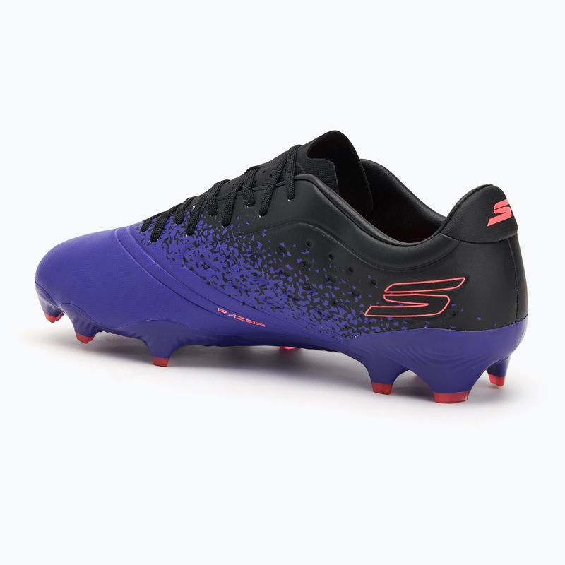 Мъжки футболни обувки Skechers Razor Academy Gold 1.5 FG purple 3
