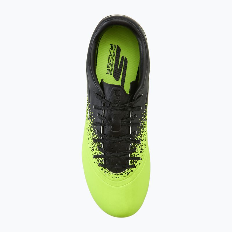 Skechers Razor Academy Gold 1.5 FG мъжки футболни обувки жълто/черно 5