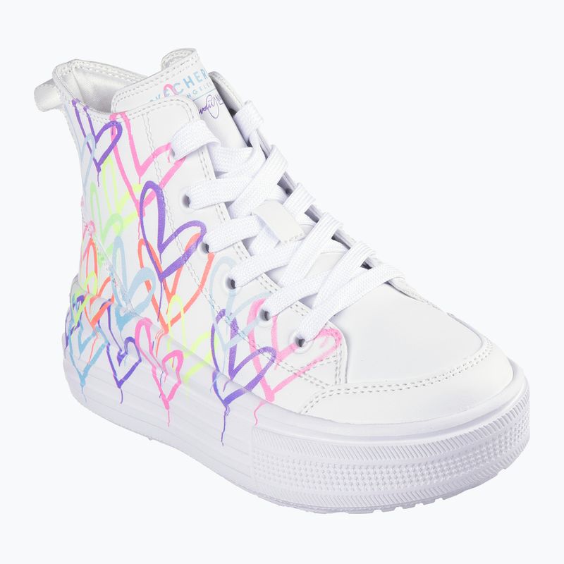 Детски обувки SKECHERS Hyperlift Love Daze white/multicolor 8